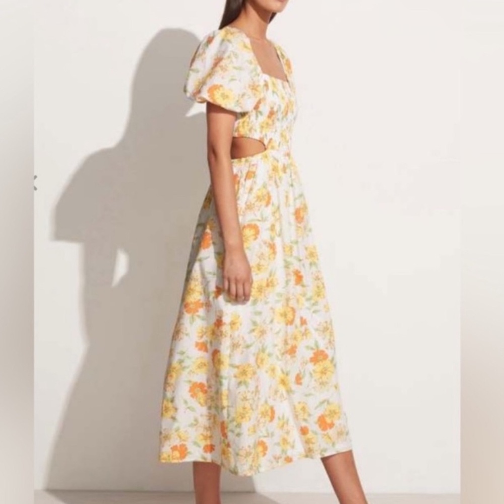 Faithful The Brand Loucetta Midi Dress in Palermo Floral Print Size M/6. NWT - Picture 2 of 11